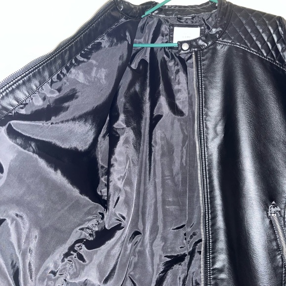 Jack and Jones Core Faux Leather Jacket - Picture 3 of 4